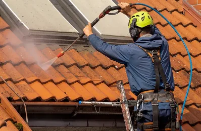 Démoussage et hydrofuge de toiture à Tortezais